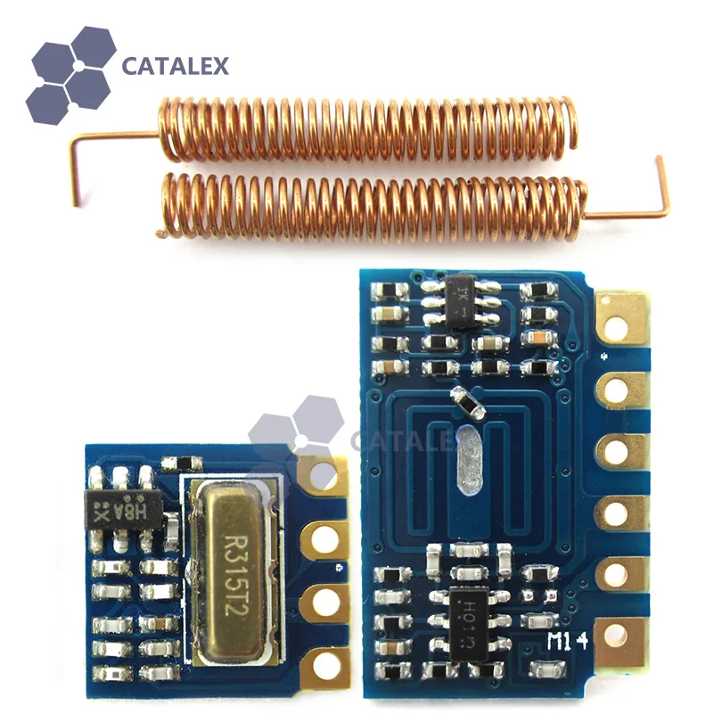 Модуль приемника передатчика Mini RF 315 МГц комплект беспроводной связи с пружинной