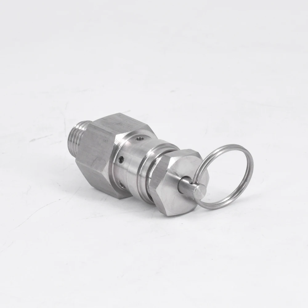 0 1/0 2/0 3 МПа 1/4 "NPT SUS304 санитарный регулируемый клапан безопасности для сброса