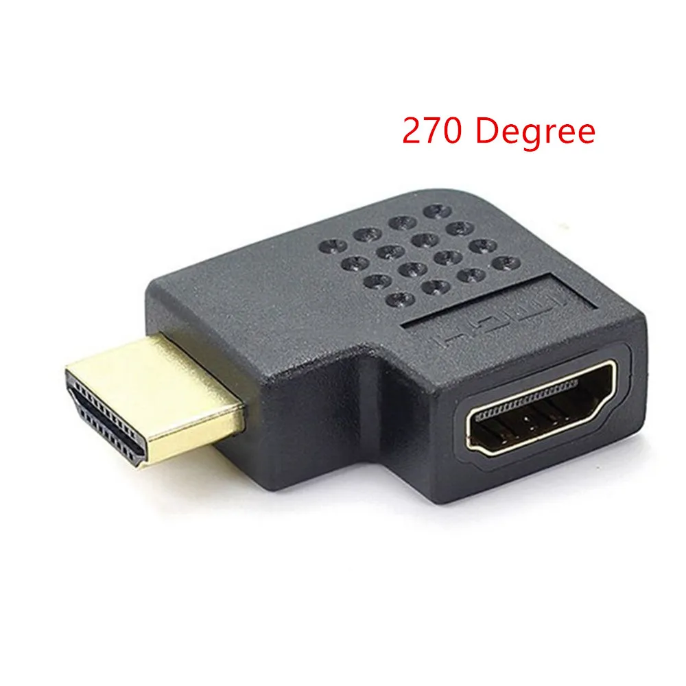 HDMI адаптер конвертер 90 градусов 270 градусов угол адаптера 1080P мужчин и женщин удлинитель конвертер для ноутбук с HDTV PS3 игровой коробки