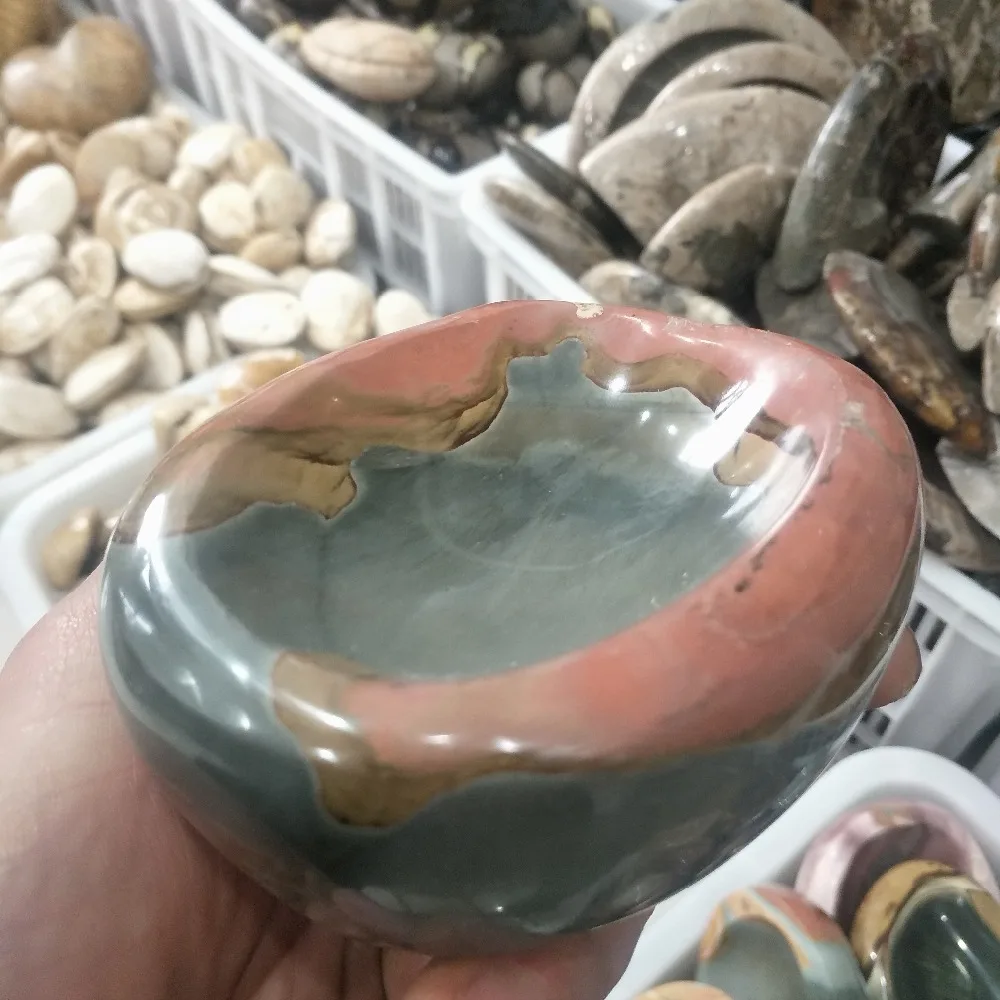 

Natural Marine stone hand carved ashtray