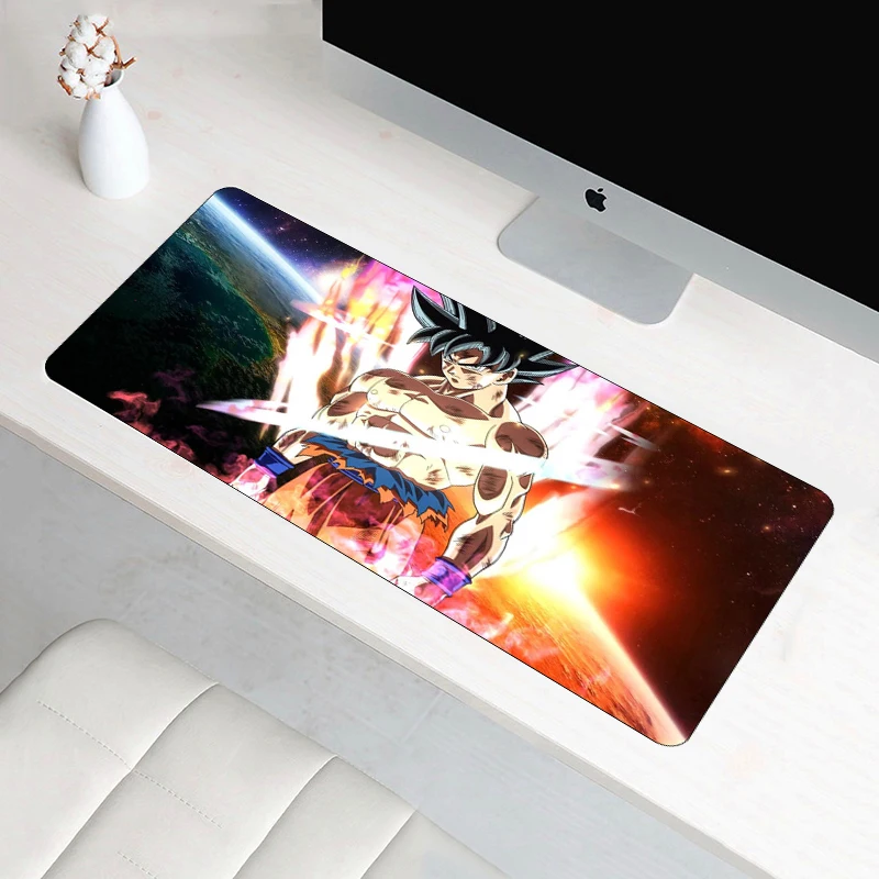 Большой 60x30 см супер Коврик для мыши Dragon Ball геймер XL Блокировка края аниме игровой