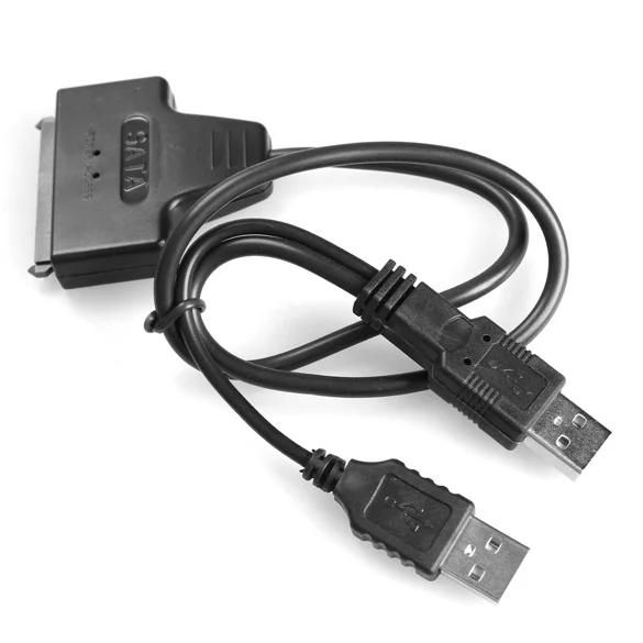 Новый адаптер USB 2 0 для SATA 7 + 15 Pin 22 жесткого диска 5 дюйма QJY99|usb 2.0 to sata|adapter cableusb |