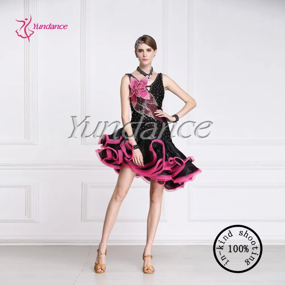 

new design girls samba costume latin dress L-14503