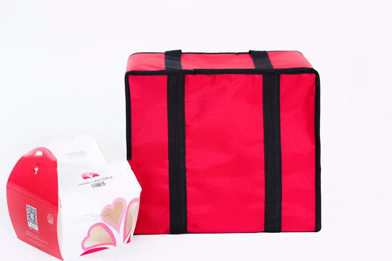 43L 26L waterproof oxford cooler bag large picnic lunch box thermal cake pizza meal drinks fresh carrier ice pack cool bag