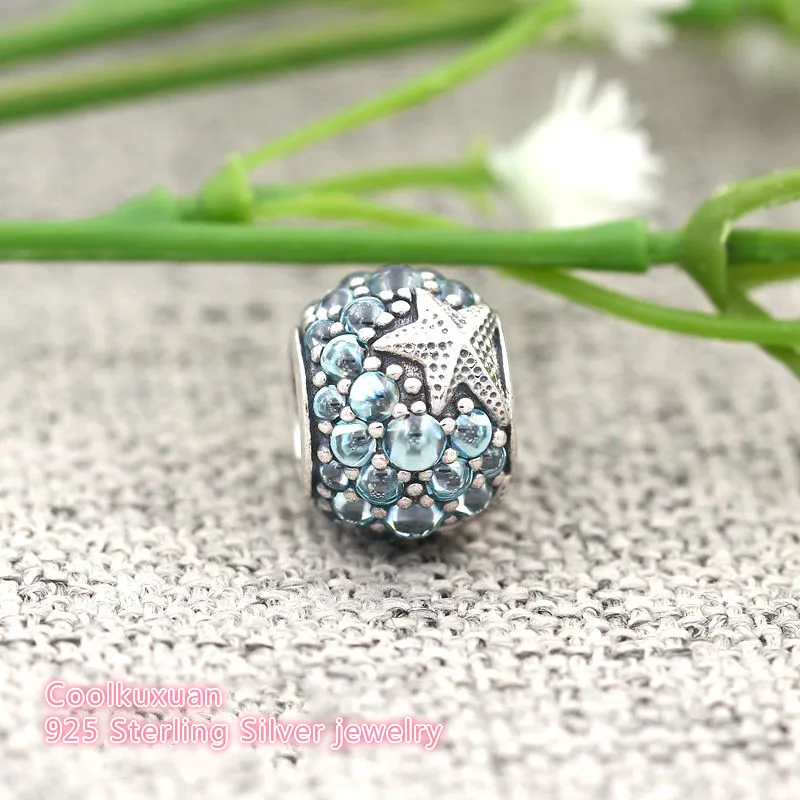 Браслеты Pandora из серебра 925 пробы с морскими звездами и фианитами - купить по