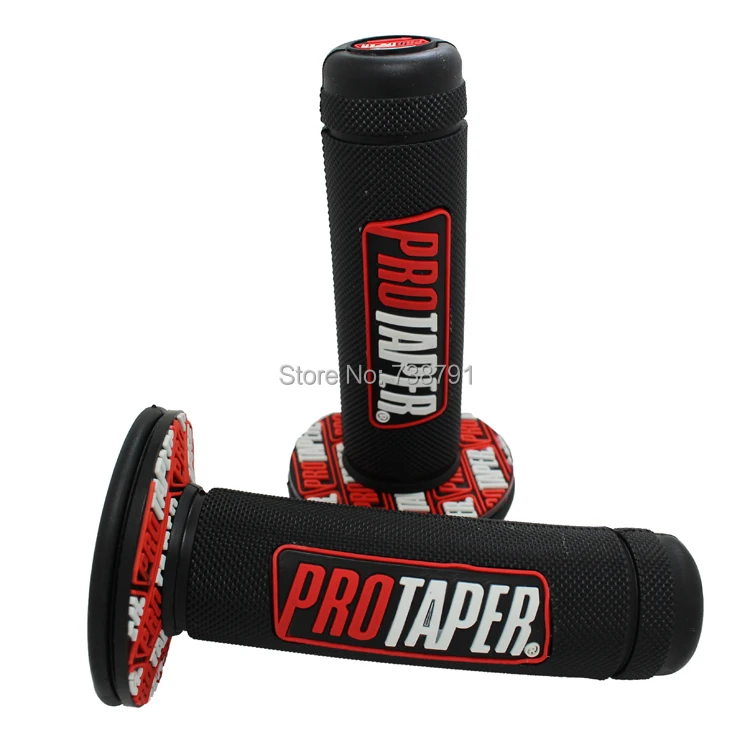 

Протейпер для мотоцикла DIRT PIT BIKE Мотокросс 7/8 "Руль резиновый гелевый кожаный чехол-бампер с штыри W/Бар Конец тормозные руки ручка красный