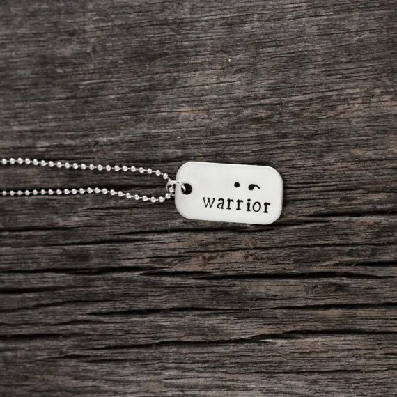 Ожерелье с подвеской в виде собачьей бирки ювелирное изделие ручной печатью