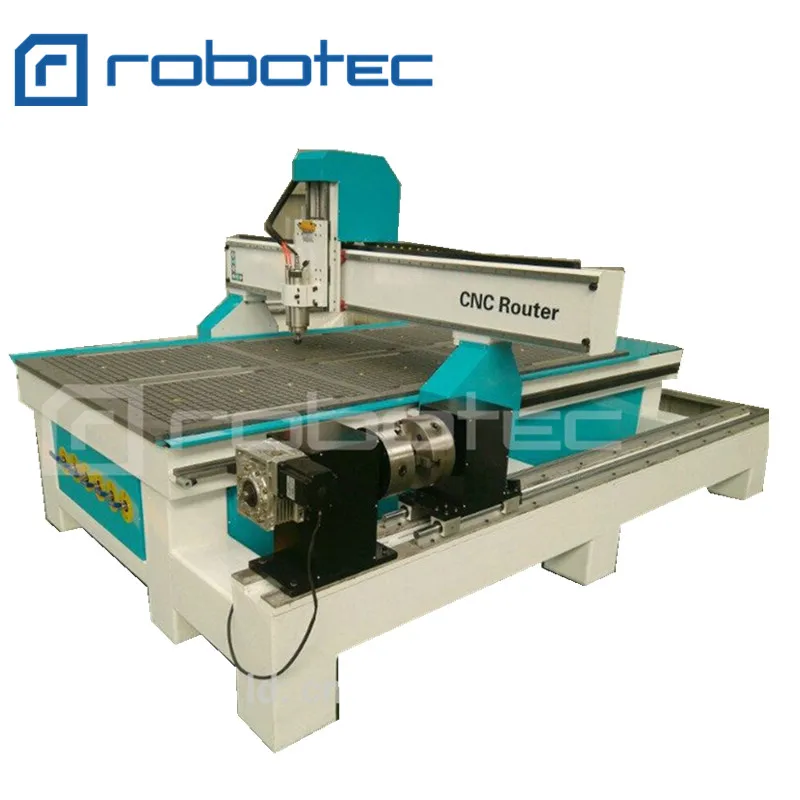 

China Price Rotary Wood 3d Cnc Router with DSP/4 axis 1325 CNC wood Milling Machine Mach3 Table Legs Engraving Cutting Machine