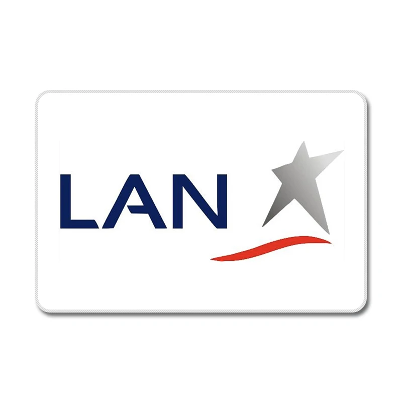 TAM LATAM SKY EMBRAER LAN Airlines Aero крутой дизайн натуральный резиновый Настольный коврик для мыши ноутбук корпус коврик для мыши - Цвет: Серый