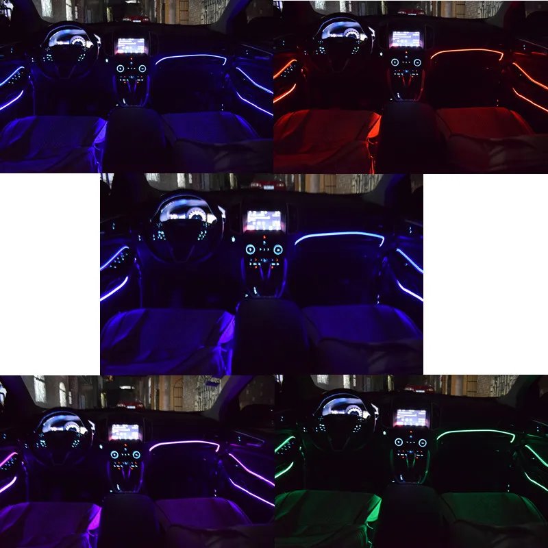 1 светильник/4 светильник s автомобильный RGB волоконно оптические атмосферные
