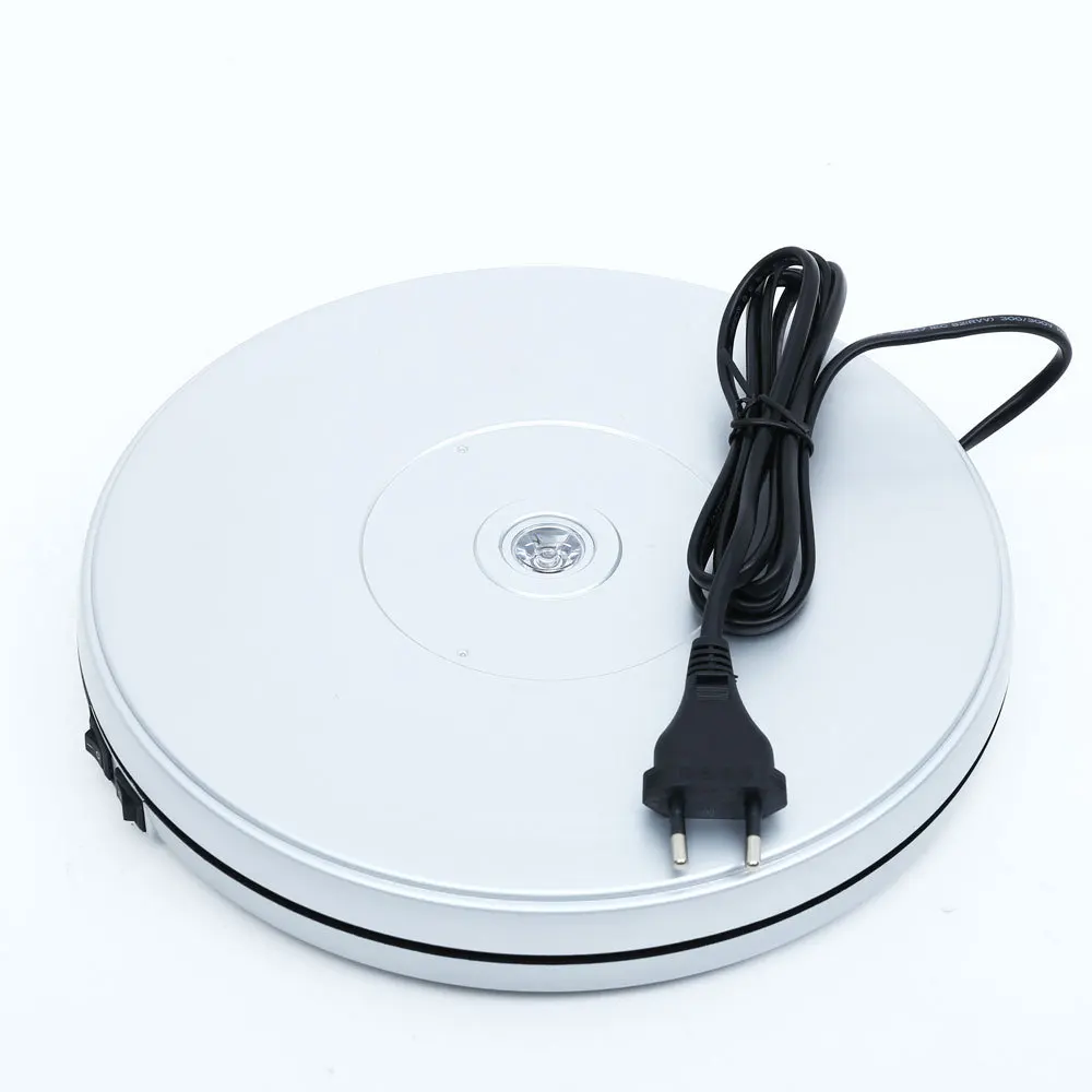 Omala PH360 10" 25cm Led Light 360 Degree Electric Rotating Turntable for Photography Max Load 11kg US Plug | Электроника