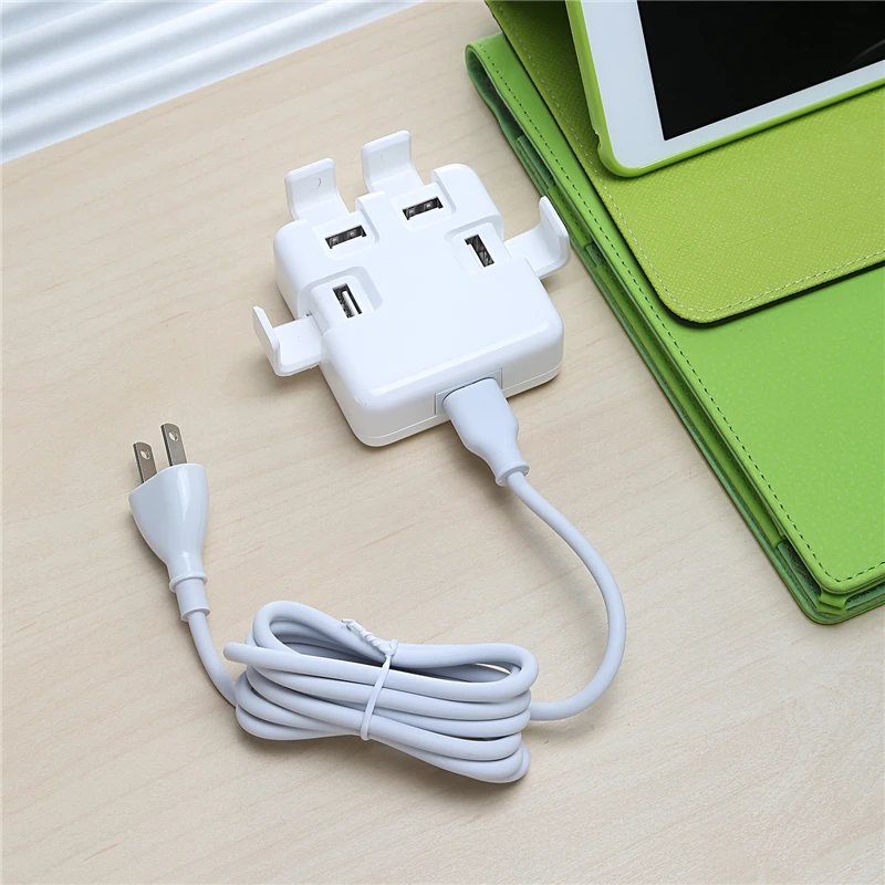 USB настенное зарядное устройство 4 порта 5 в 4A AC адаптер питания EU/US/UK вилка для