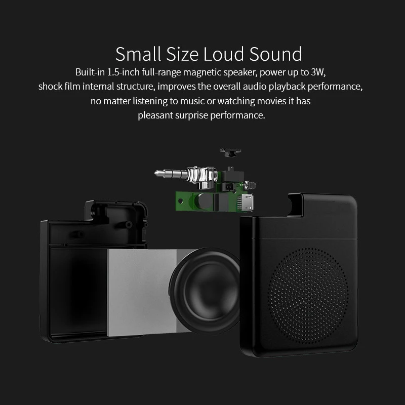 Mifa s1 Portable speaker 3.5mm Audio Plug Mobile Phone Speaker Hands-Free Stereo Mini for smart phone | Электроника