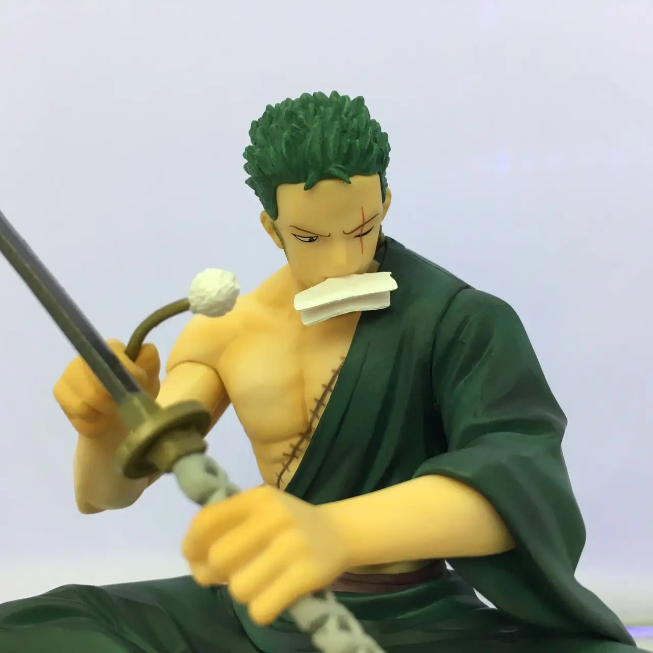 Японское аниме One Piece P.O.P Zoro сидящее Ver. Экшн фигурка из ПВХ 13 см подарок