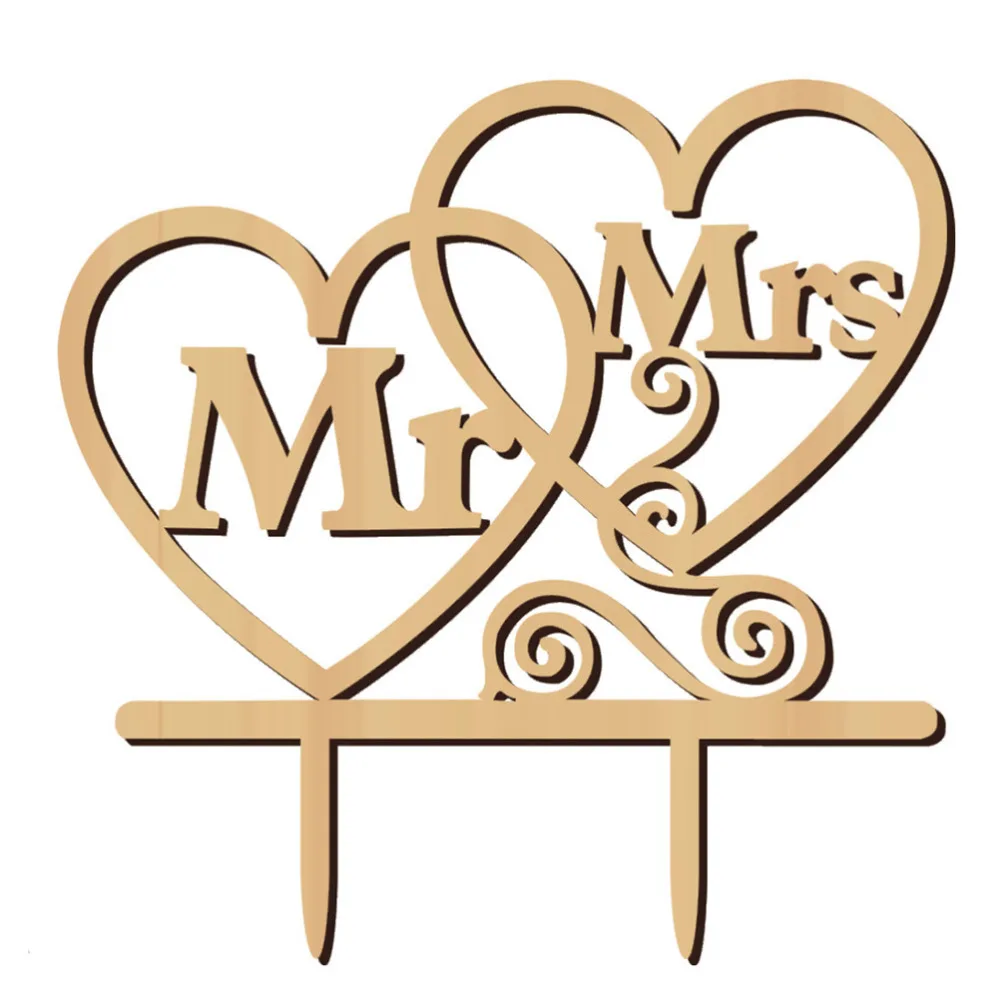 Топпер для торта Mr Mrs Tree Топпер для торта свадебный торт аксессуары Топпер для торта украшение для свадебной вечеринки