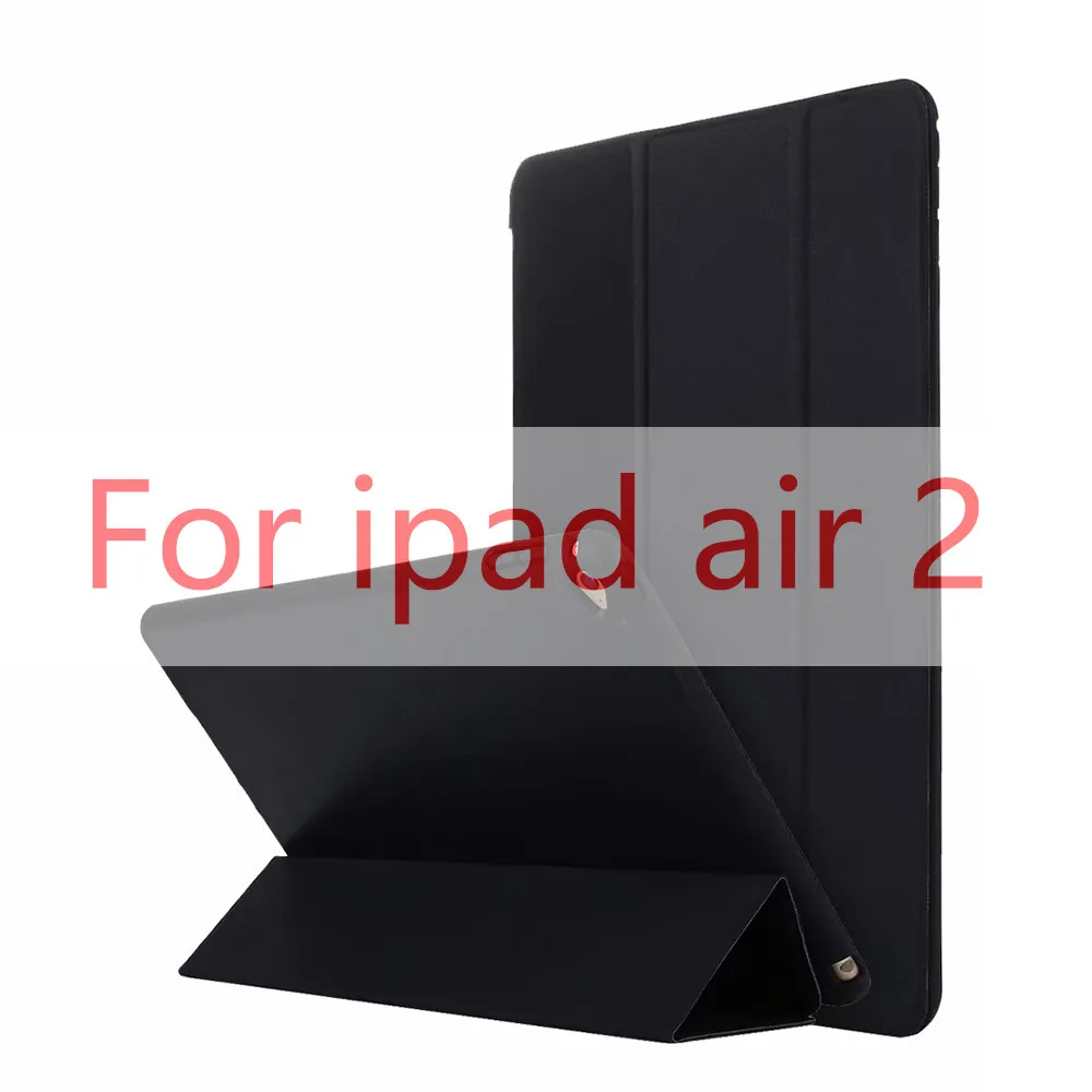Ipad 6 Black Чехол для ipad air, откидной Чехол-подставка для ipad 5 6, чехол из искусственной кожи для ipad air 2 смарт-чехол для ipad air 1 - Цвет: Ipad 6 Black