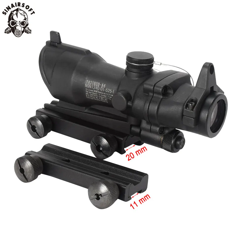 Тактический Оптический Прицел ACOG 4x32 с креплением Пикатинни 11 мм 20 для винтовок