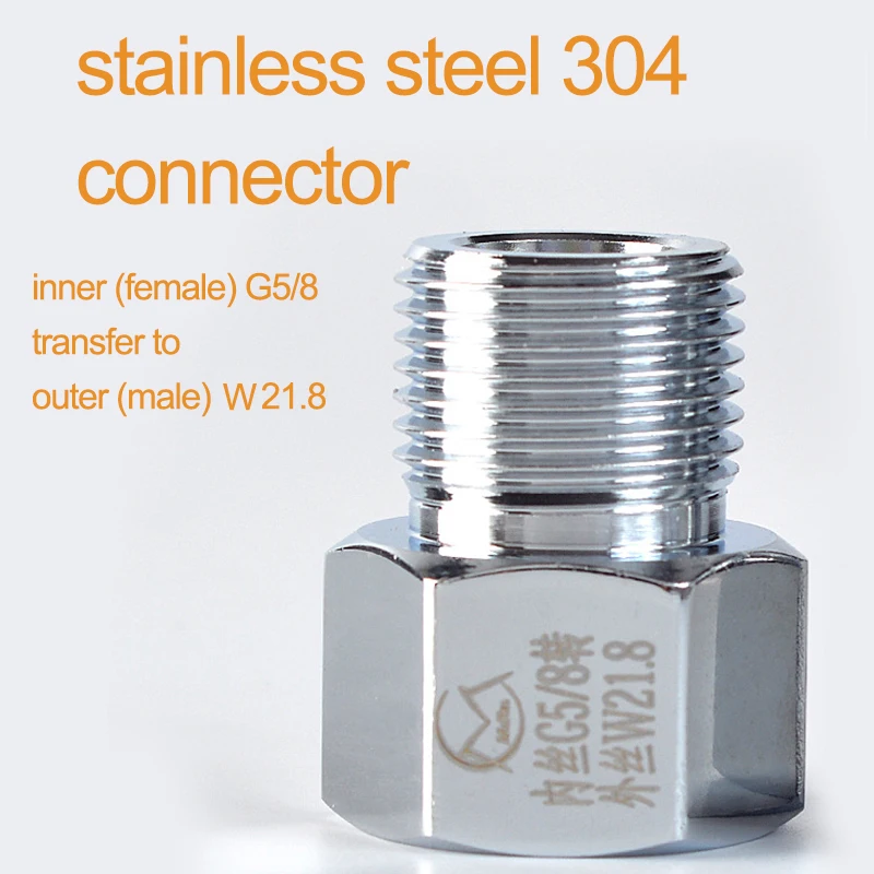 Cylinder aluminum bottle carbon dioxide regulating valve metric to British adapter interface W21.8 G5/8 | Дом и сад