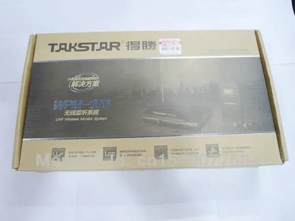 Takstar WPM-200 UHF беспроводной монитор система в ухо стерео беспроводные наушники в ухо передатчик и приемник набор