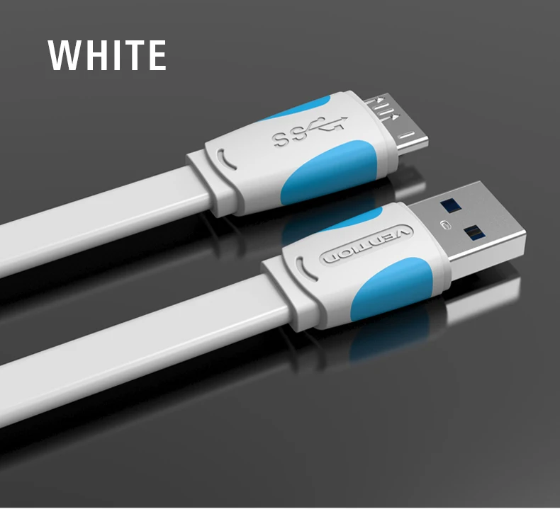 Vention Micro USB3.0 для samsung S5 Note 3 USB гибкий кабель для передачи данных и зарядки i9600 N900 N9000 N9006 N9002