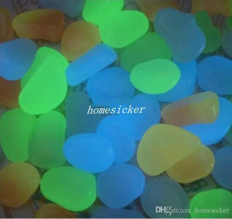 

Solar Glow Stone Simulation Lightweight Luminous Pebble Stone For Home Fish Tank Decor Garden Corridor Decorations Free Shipping