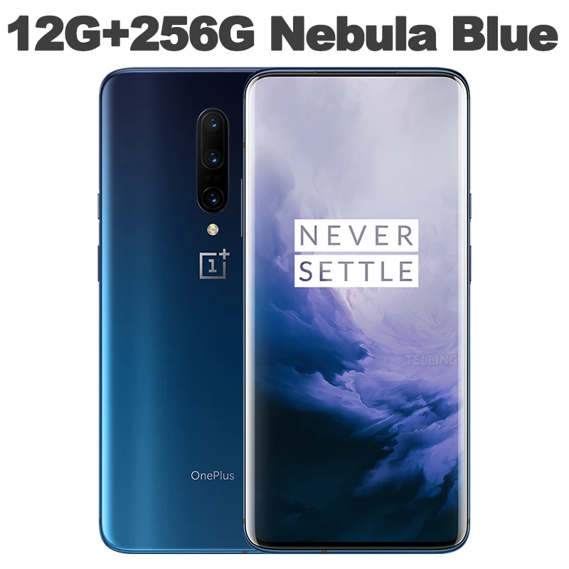 12G 256G Nebula Blue 30 подарки Global Oneplus 7 Pro мобильный телефон Oxygen OS 4G LTE Snapdragon 855 Восьмиядерный 6,6" QHD+ изогнутый экран NFC OTA - Цвет: 12G 256G Nebula Blue