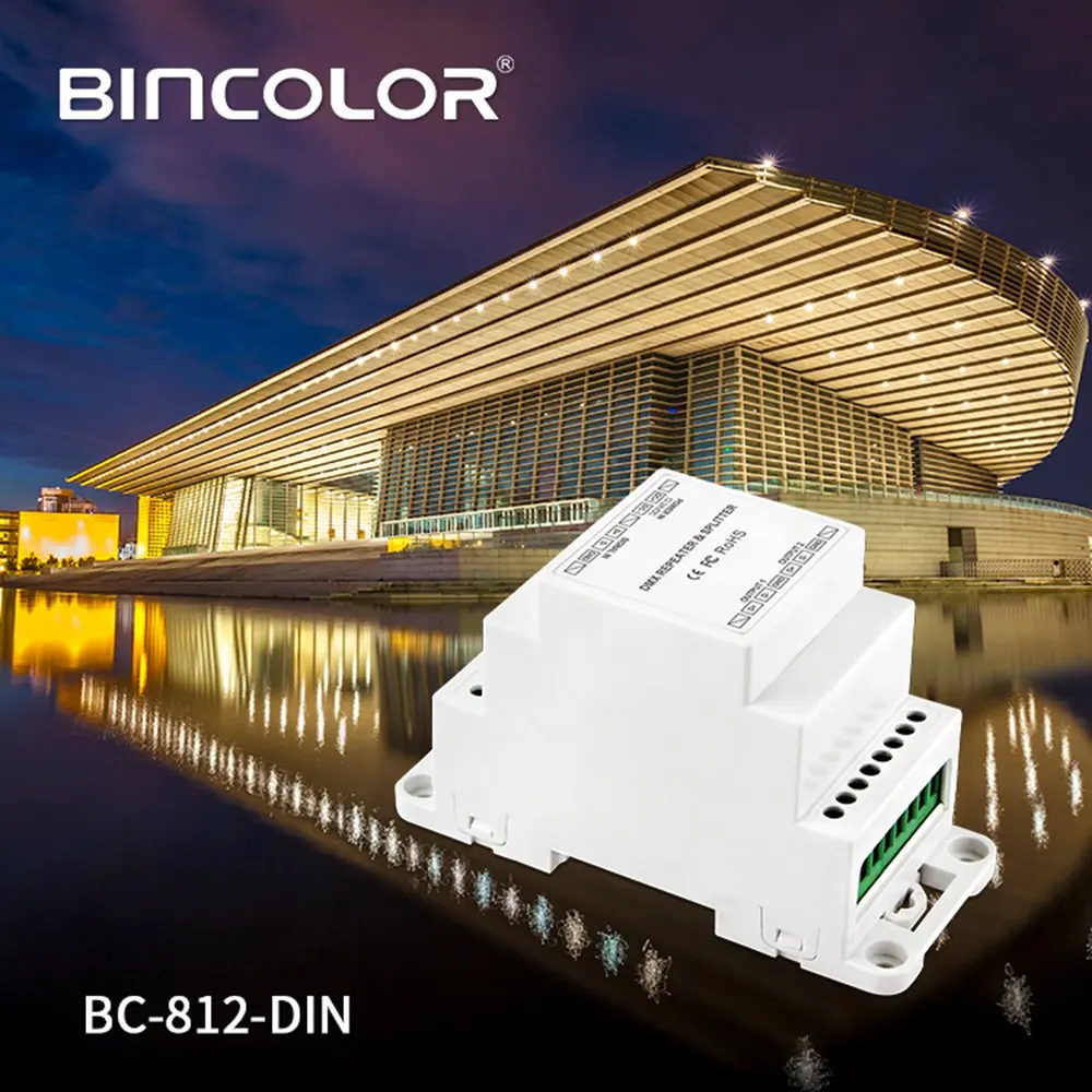 Усилитель сигнала DMX512 один входной канал два выходных канала контроллер