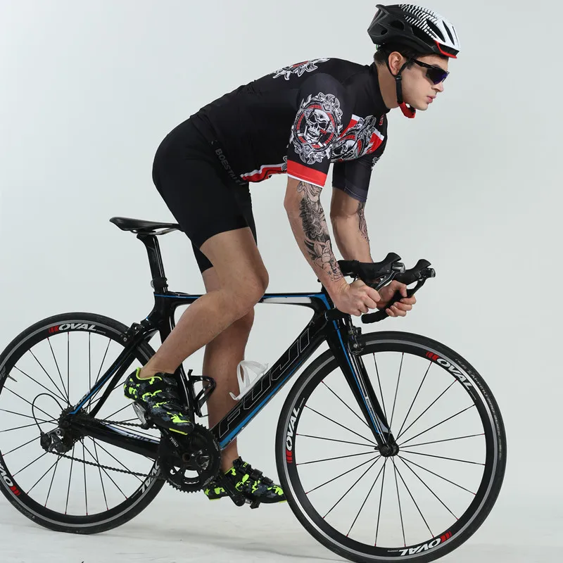 Новинка 2019 мужская форма для езды на велосипеде Джерси комбинезон шорты костюм
