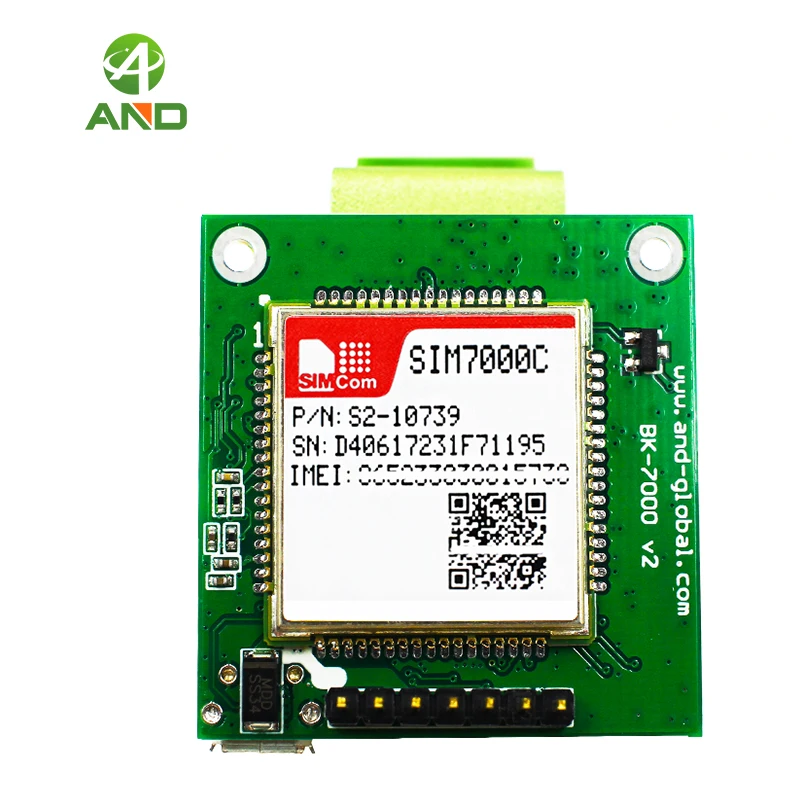 Для китайских диапазонов LTE CATM1 EMTC NB многомодовый модуль SIM7000C MINI доска breakout board