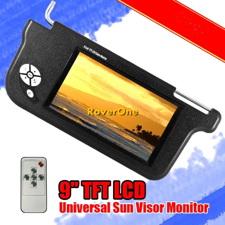 2 шт. X 9 ''дюймовый HD Automotivo Авто Солнцезащитный козырек от солнца TFT ЖК-экран монитор Multimidia мультимедийная станция Автомобильный видео
