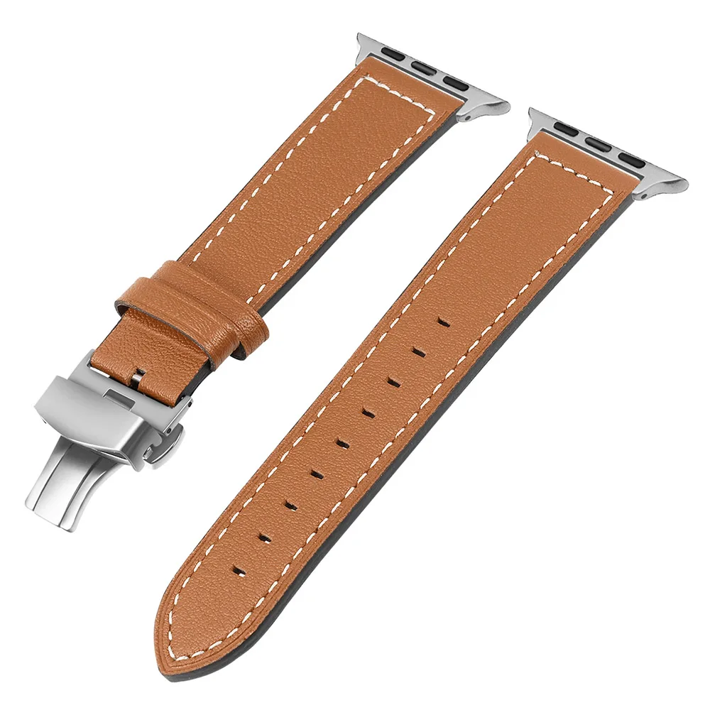 IWonow кожаный ремешок для часов iWatch Apple Watch 38 мм 40 мм 42 мм 44 мм серия 5 4 3 2 1 для мужчин и женщин спортивный ремешок браслет на запястье