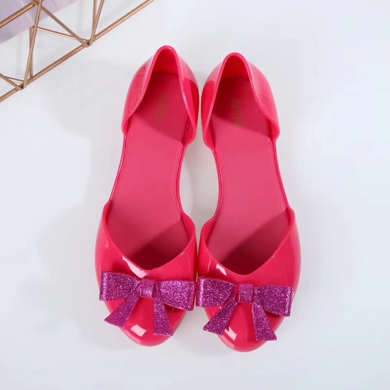 Melissa/оригинальная обувь; коллекция года; женская обувь; модные водонепроницаемые прозрачные туфли на плоской подошве; нескользящая Повседневная прозрачная обувь с пряжкой