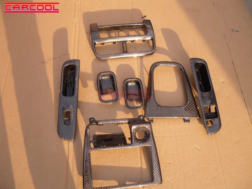 Набор для замены салона автомобиля из углеродного волокна 7 шт. комплект обвес CF