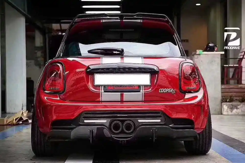 Автомобильный диффузор для BMW Mini Cooper F56 диффузоры заднего бампера из углеродного