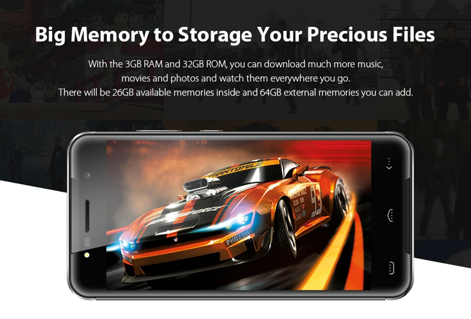 Smartphone HT37 Pro смартфон 4G двойной динамик MTK6737 5,0 дюймов HD Android 7,0 3 ГБ+ 32 Гб 13 МП 3000 мАч отпечаток пальца ID мобильный телефон