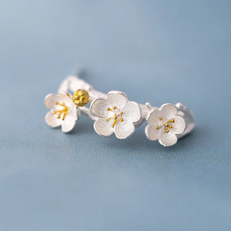 Cherry Blossom Серьги-гвоздики Для женщин Прекрасный Цветок Серьги женские подарки на