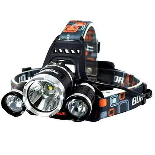 1PC головной светильник 3*10 Вт T6 3800LM CREE светодиодный налобный фонарь велосипед светодиодный головной светильник хорошие продажи, для использования на открытом воздухе, лампа для кемпинга+ EU/US/UK Plug Зарядное устройство - Испускаемый цвет: Only Flashlight