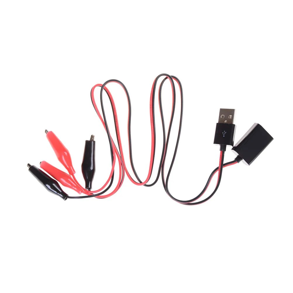 1 комплект новый USB Тестер DC Вольтметр мощность амперметра зажим-крокодил провода