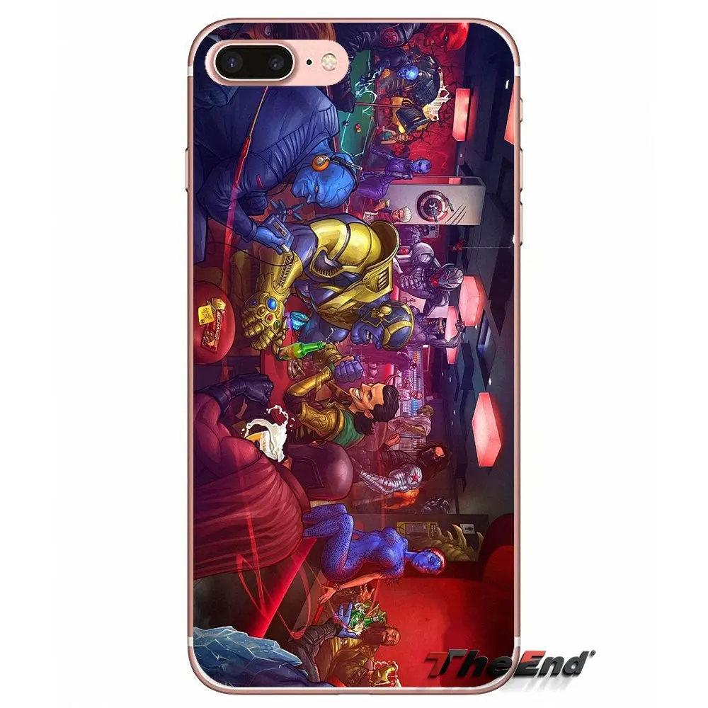 Супергерой из фильма мстители DC Comic чехол для Sony Xperia Z Z1 Z2 Z3 Z5 compact M2 M4 M5 E3 T3 XA Aqua LG G4 G5