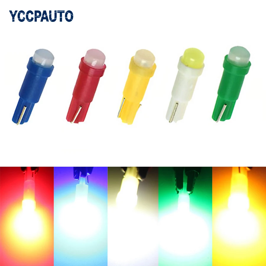 Светодиодсветодиодный лампа T5 для приборной панели керамическая автомобильная