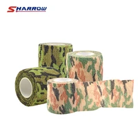 3pcs outdoor hunting 4 5m5cm non woven fabrics camouflage tape used for gun weapon archery shooting camouflage