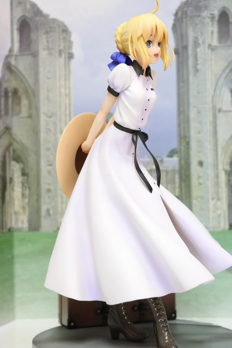 Ночная статуя Fate State Saber Alter Arutoria Pendoragon британский стиль путешествий милые фигурки