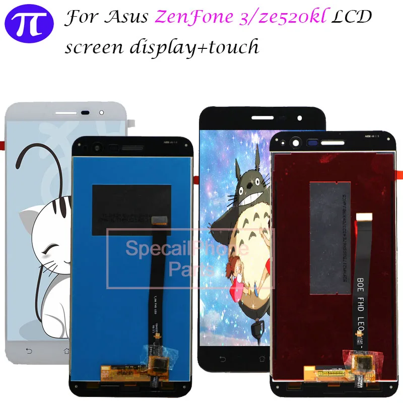 5 2 &quotдля Asus ZenFone 3 ZE520KL Z017D Z017DA Z017DB ЖК экран + сенсорная панель дигитайзер с рамкой