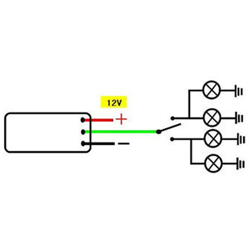 1 шт. 3Pin 12V Универсальный мотоцикл Led Сигнал поворота светильник шоры мигалкой