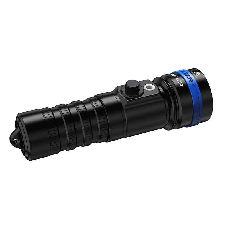 

XTAR D26 1600 diving flashlight CREE XHP35-HI D4 1600 lumen beam distance 432 meter Magnetic switch torch 100 meter diving depth