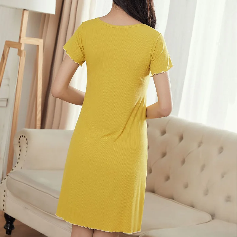 Summer Pregnancy Nursing Pajamas Cotton Maternity Nightgown Soft Pregnant Nursing Sleepwear Maternity Nightwear Pregnant Robe