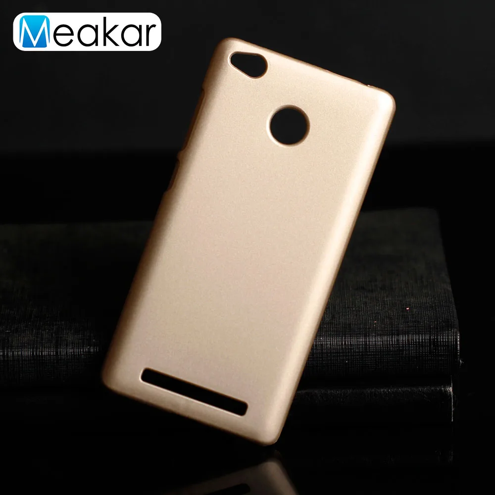 Матовая Пластик Coque 5.0For Xiaomi Redmi 3X чехол для Xiaomi Redmi 3X3 X Redmi3x телефона чехол-лента на заднюю панель - Цвет: Golden