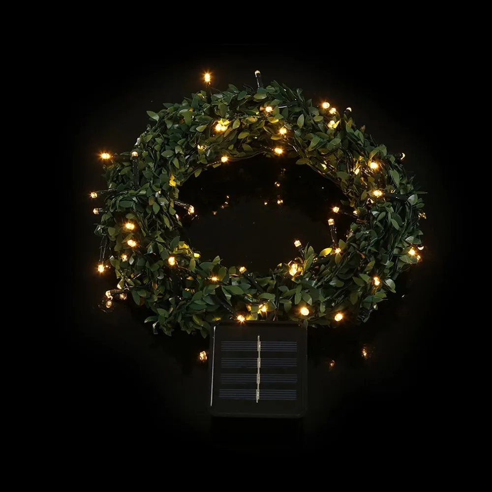 ICOCO 10 m LED rattan solar light string Christmas day indoor outdoor decorative lamp | Лампы и освещение