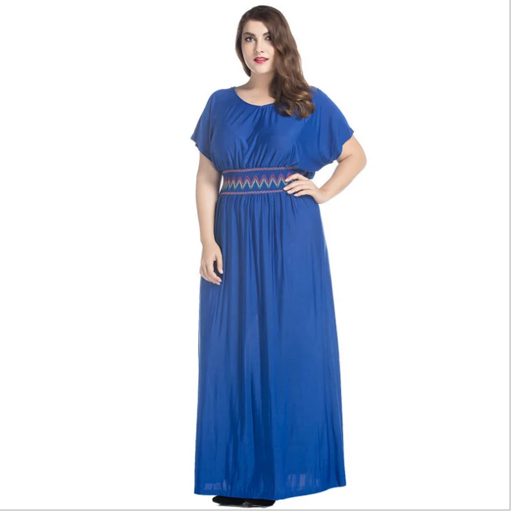 Женское богемное платье Vestidos Verano длинное пляжное в пол большие размеры 4XL 5XL 6XL 7XL