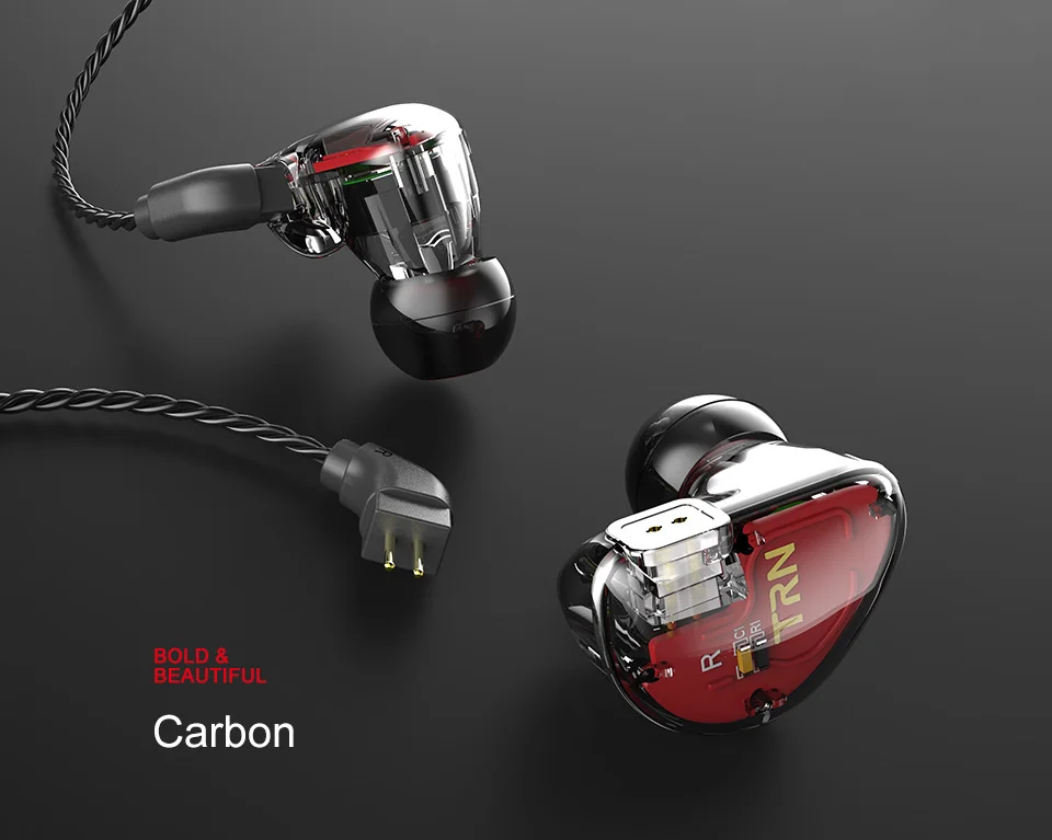 TRN V30 2BA+ 1DD тройной Гибридный Драйвер бас в ухо наушники HIFI Monito спортивные наушники 2Pin съемный кабель AS10 \ T2 \ V80 \ V10 \ IE80